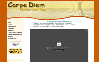 carpe-diem-weismain.de website preview