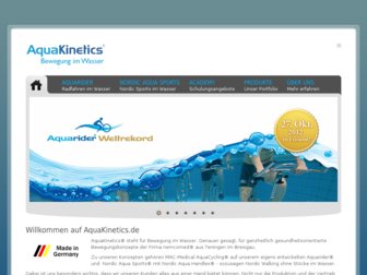 aqua-kinetics.de website preview