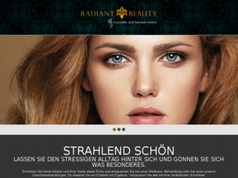 radiant-beauty.de website preview