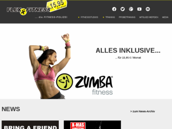 flexx-fitness.de website preview