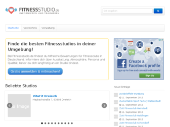 fitnessstudio.de website preview