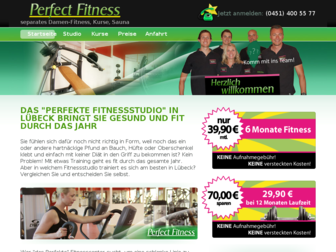 perfect-fitness-luebeck.de website preview