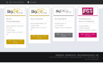 skyfit-berlin.de website preview
