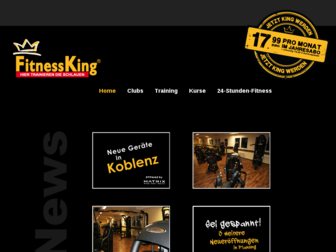 fitnessking.de website preview