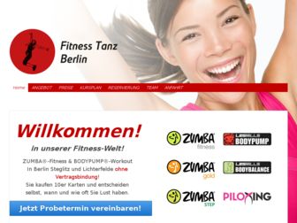 fitness-zumba-berlin.de website preview