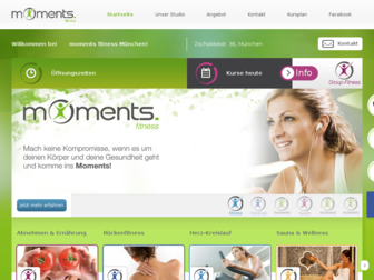 moments-fitness.de website preview