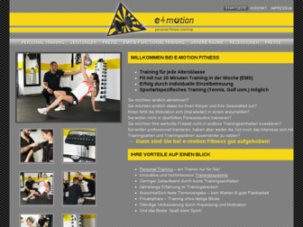 e-motion-fitness.de website preview
