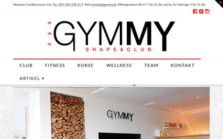 gymmy.de website preview