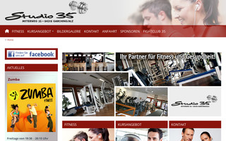 studio-35-fitnessclub.de website preview