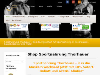 sportnahrung-thorhauer.de website preview