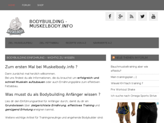 muskelbody.info website preview