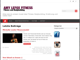 amylefox-fitness.com website preview