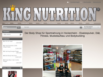 king-nutrition.de website preview