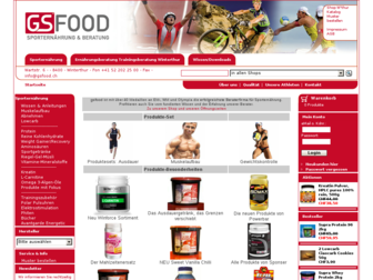gsfood.ch website preview