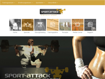 sport-attack.org website preview