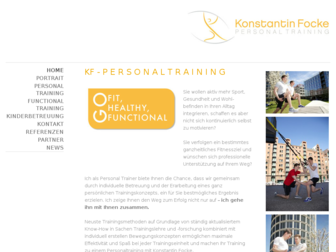 kf-personaltraining.de website preview