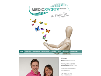 medicsports-muenchen.de website preview