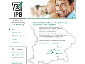 ipb-bildung.de website preview