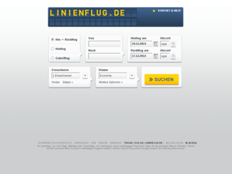linienflug.de website preview