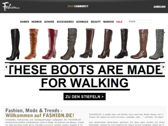 fashion.de website preview