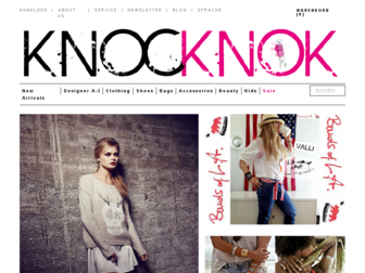 knocknok-fashion.com website preview