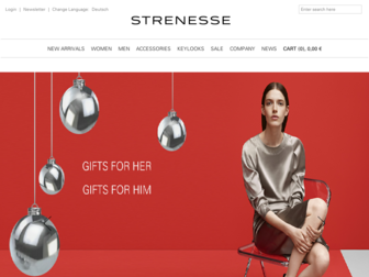 strenesse.com website preview