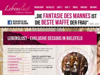lebenslust-bielefeld.de website preview
