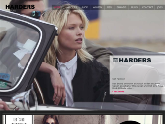 harders-fashion.de website preview