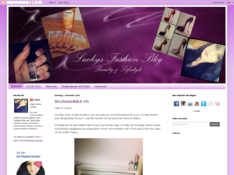 luckys-fashion-blog.blogspot.com website preview