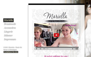 brautmode-mariella.de website preview