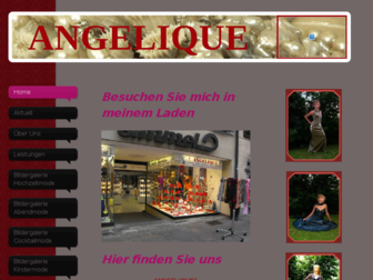 angelique-tiengen.de website preview