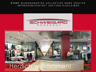 schweigard-mode.de website preview