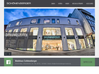 schoenenberger-mode.de website preview