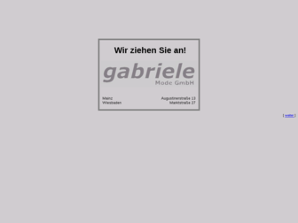 gabriele-mode.de website preview