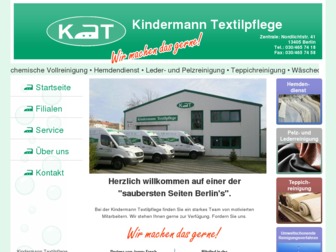 kindermann-textilpflege.de website preview