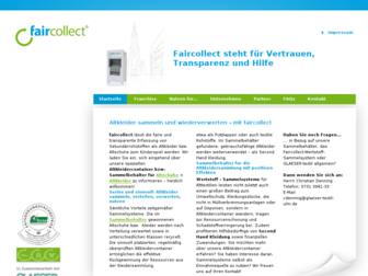 fair-collect.de website preview