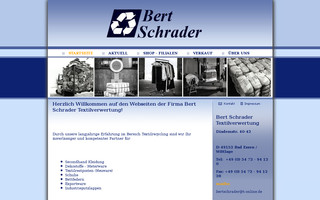 bert-schrader.de website preview