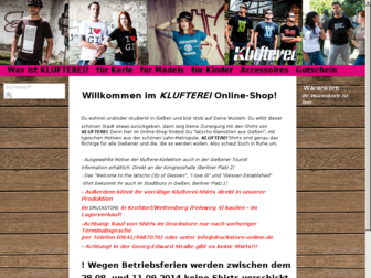 klufterei.de website preview