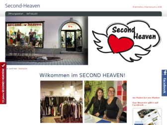second-heaven.de website preview
