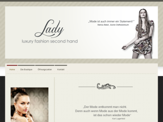 lady-secondhand.de website preview