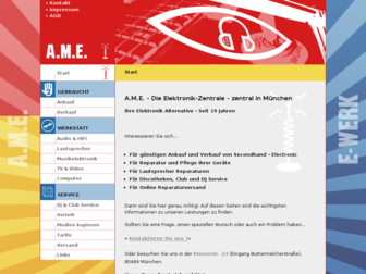 ame-elektronik.de website preview