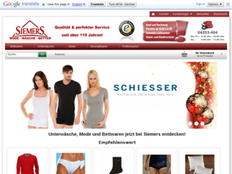 modehaus-siemers.de website preview