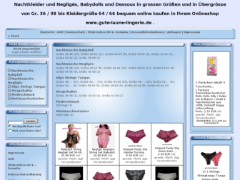 gute-laune-lingerie.de website preview