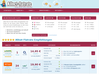 allnet-flatrate.net website preview