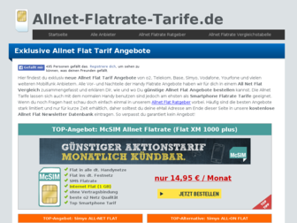 allnet-flatrate-tarife.de website preview