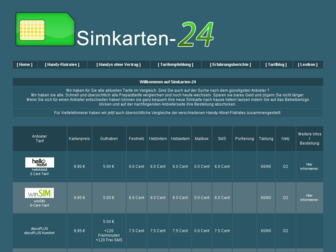 simkarten-24.de website preview