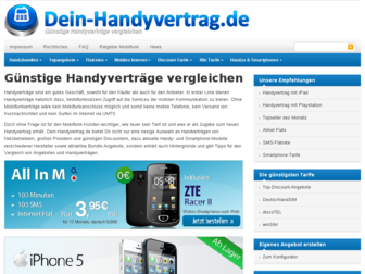 dein-handyvertrag.de website preview