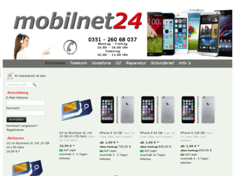 mobilnet24.de website preview