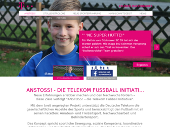 anstoss.telekom.com website preview