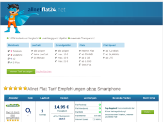 allnetflat24.net website preview